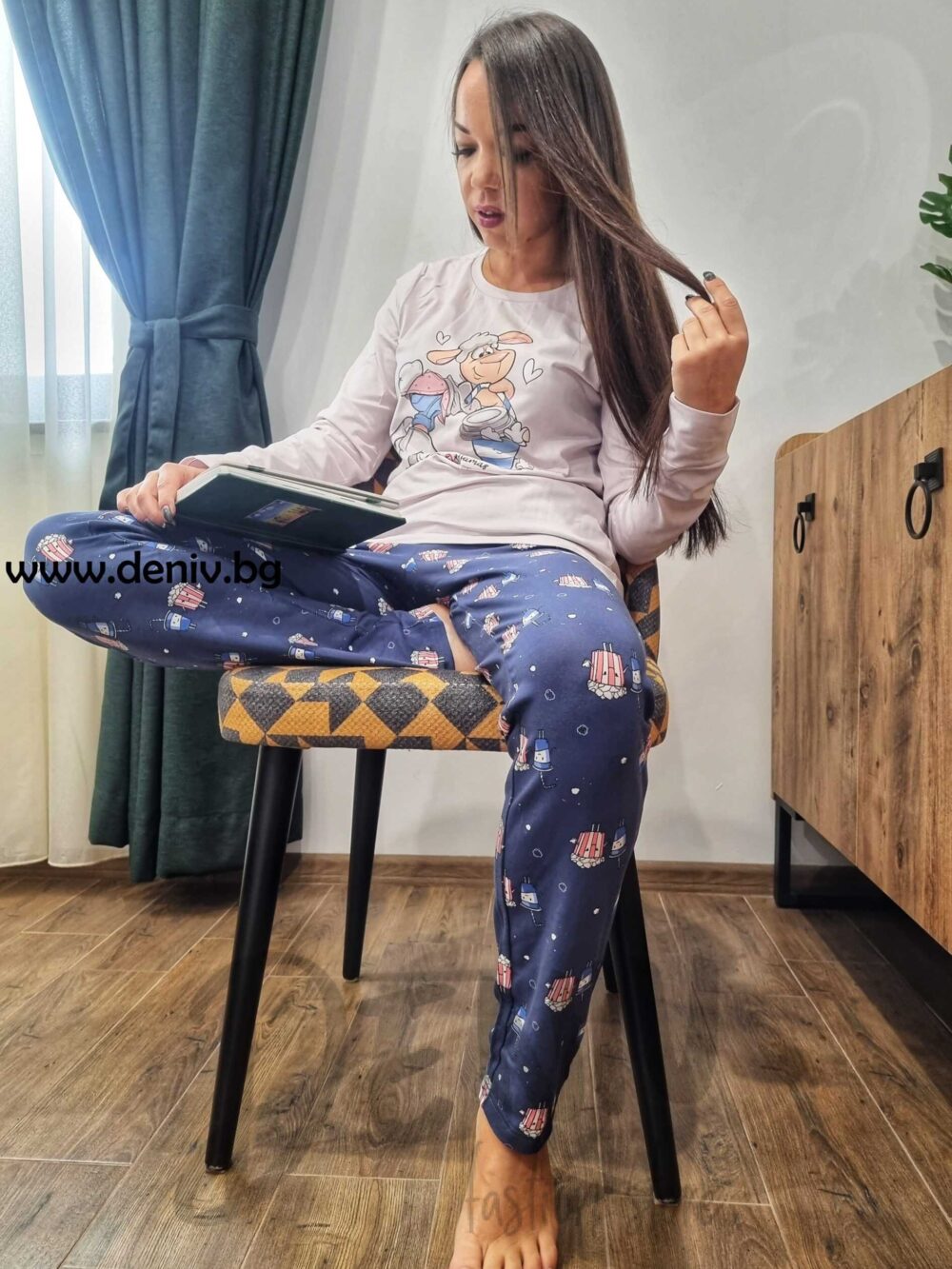 Дамска българска качествена пижама Афект Кокетна
