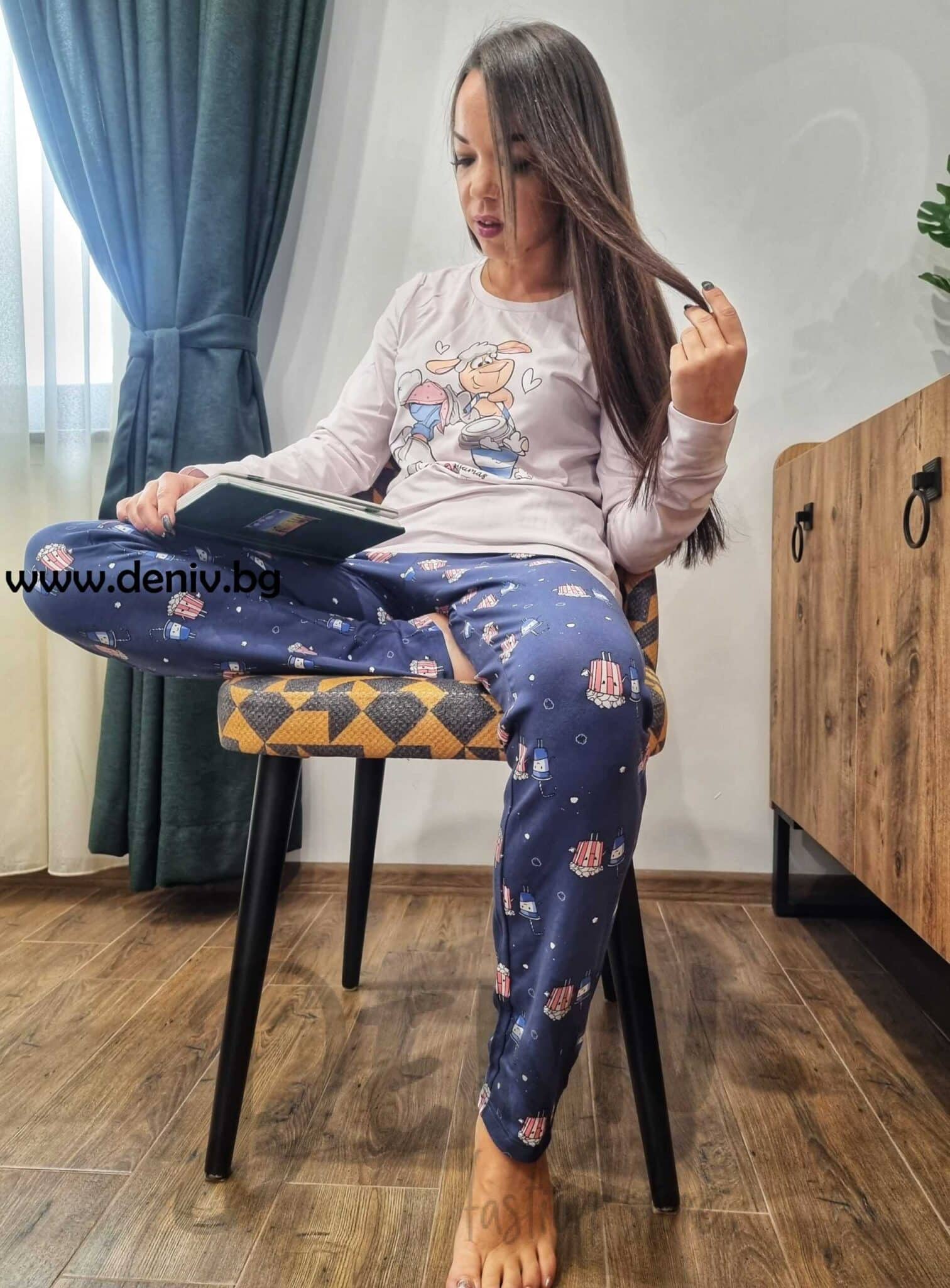 Дамска българска качествена пижама Афект Кокетна